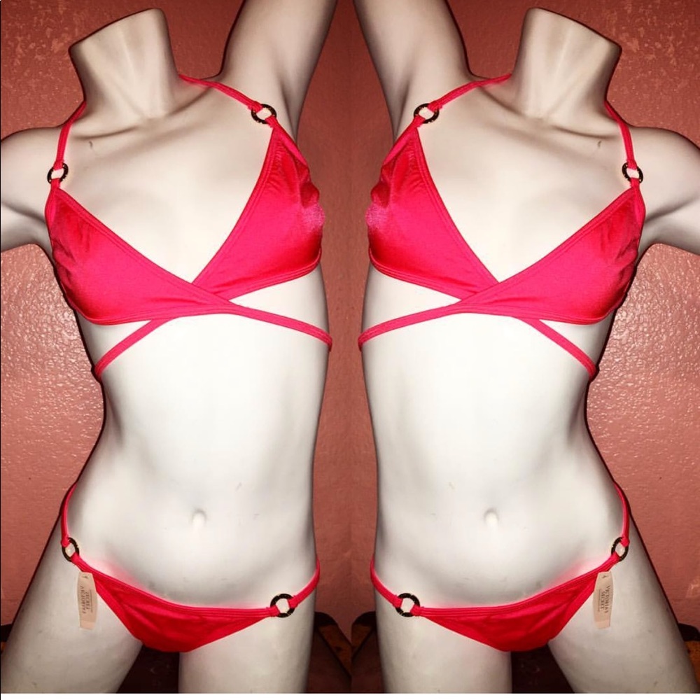 VICTORIAS SECRET SWIMSUIT PINK XS - Picture 1 of 6
